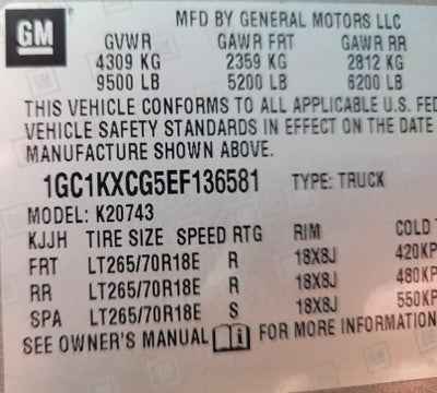 2014 Chevrolet Silverado 2500HD LT