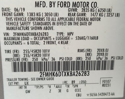 2019 Ford Flex Limited