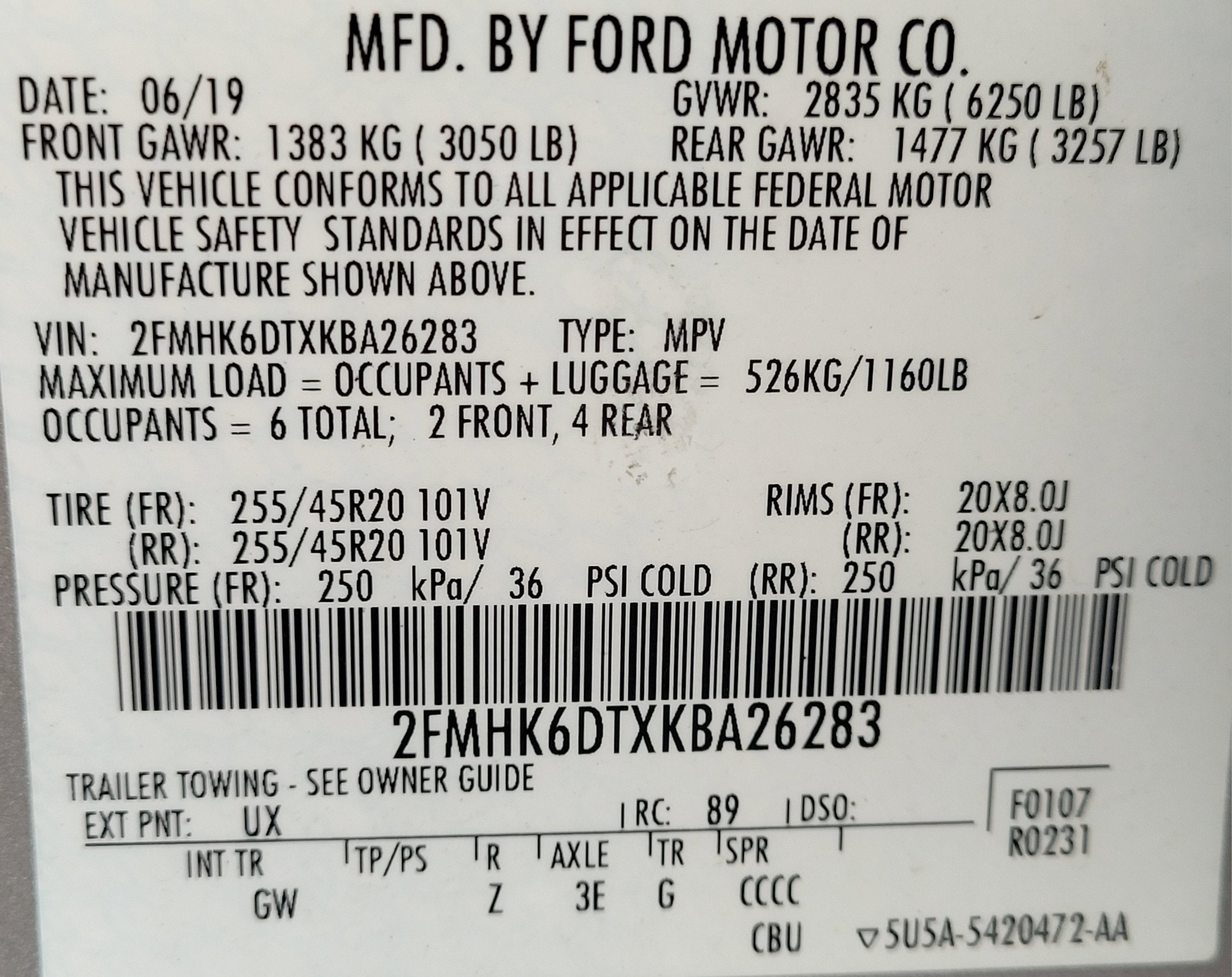 2019 Ford Flex Limited